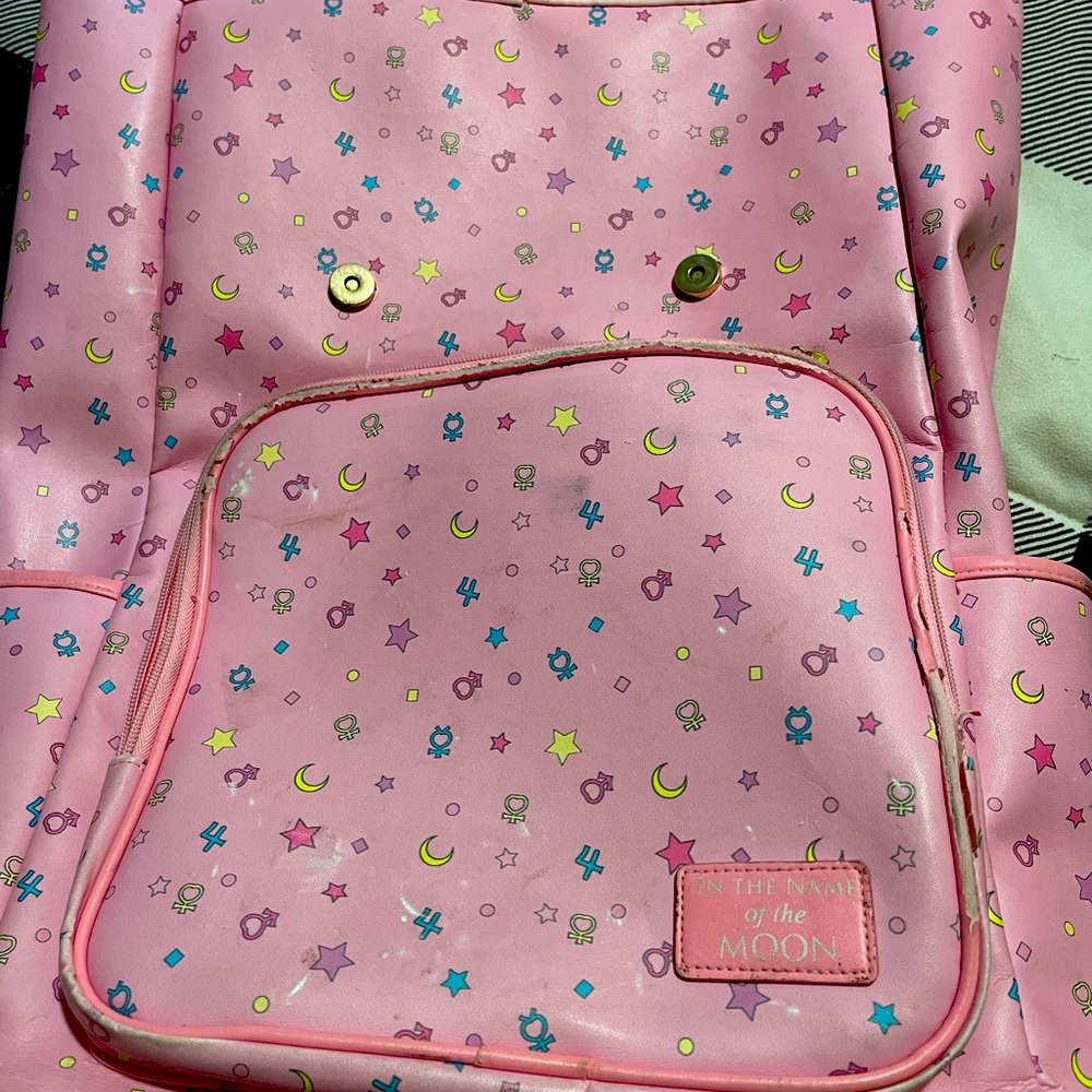 Sailor moon backpack.